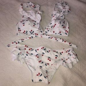 Cherry pattern bikini